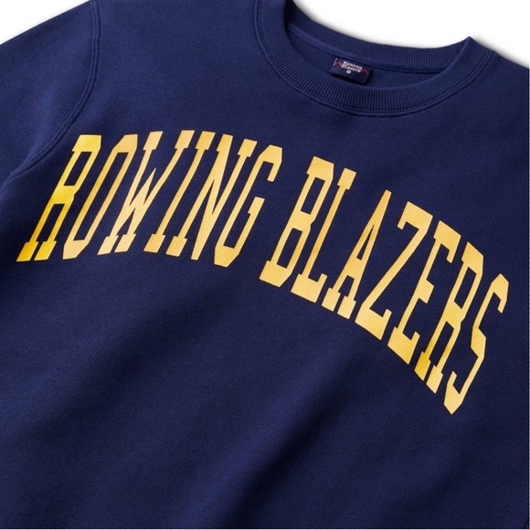 Rowing Blazers Tops - Adult Unisex Graphic Crewneck Sweatshirt Rowing Blazers x Target NWT Navy Blue